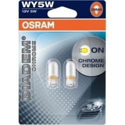 OSRAM лампочка WY5W 12V 5W W2.1x9.5d (оранжевая) 2шт в блистере